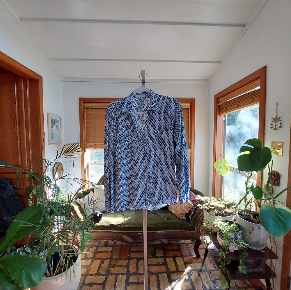 Cotton Boho Chic Long sleeve blouse